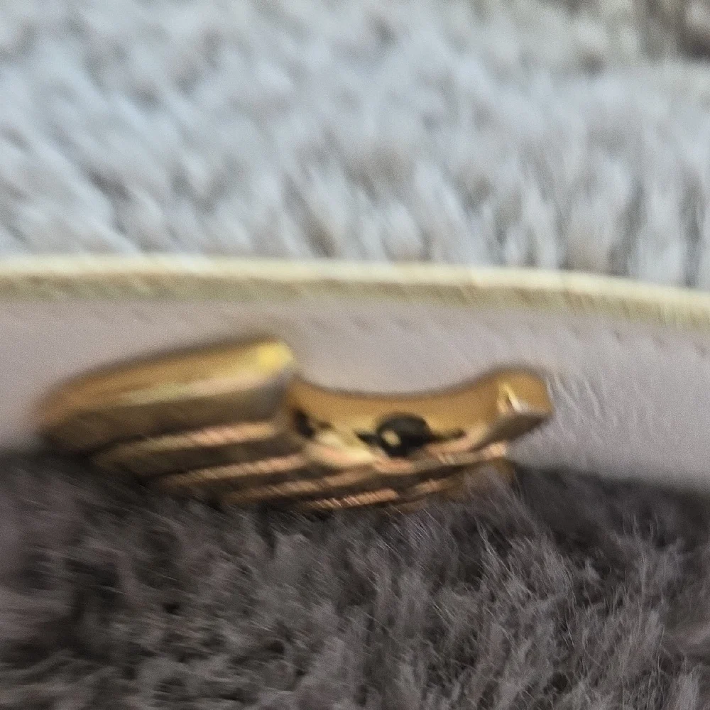 VTG Statement mixed-metal leather stud belt by Bijoux Medici signed J.Blumenthal